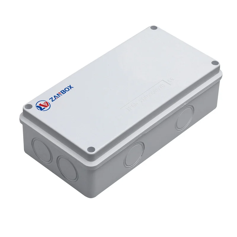 Without Rubber Plug 200 100 70 WATERPROOF JUNCTION BOX