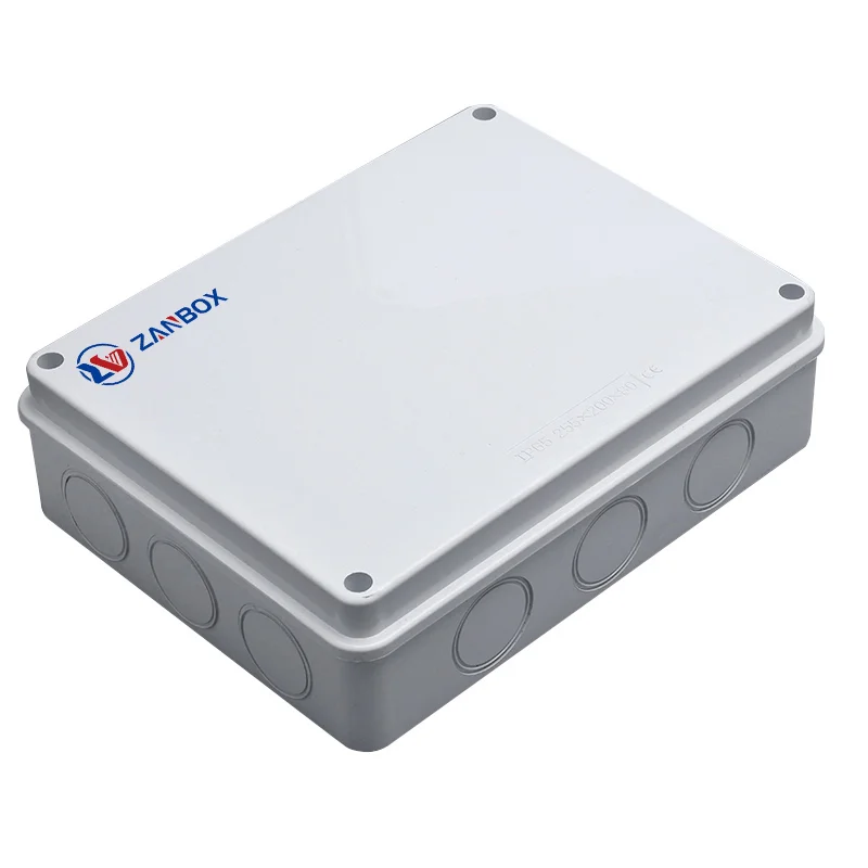 Without Rubber Plug 255-200-80 WATERPROOF JUNCTION BOX
